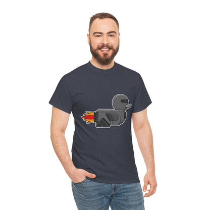 Unisex Heavy Cotton Tee (Robot Duck)