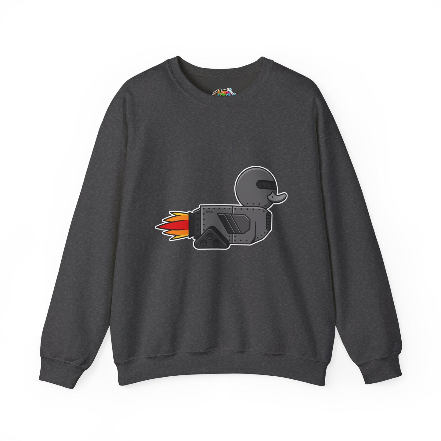 Unisex Heavy Blend™ Crewneck Sweatshirt (Robot Duck)
