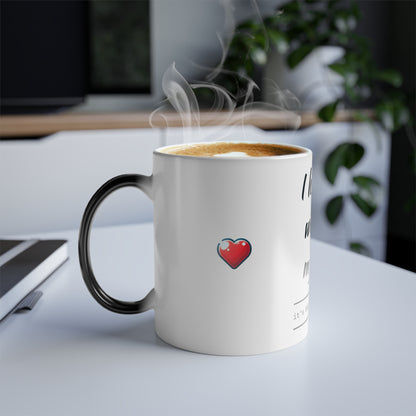 Color Morphing Mug, 11oz (Love you with all my Butt)