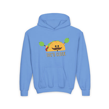 Youth Heavy Blend Hooded Sweatshirt (Tac'O Clock)