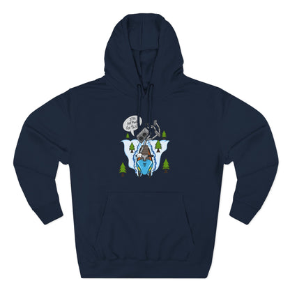 Three-Panel Fleece Hoodie (Not made for this - Snowmobiler)