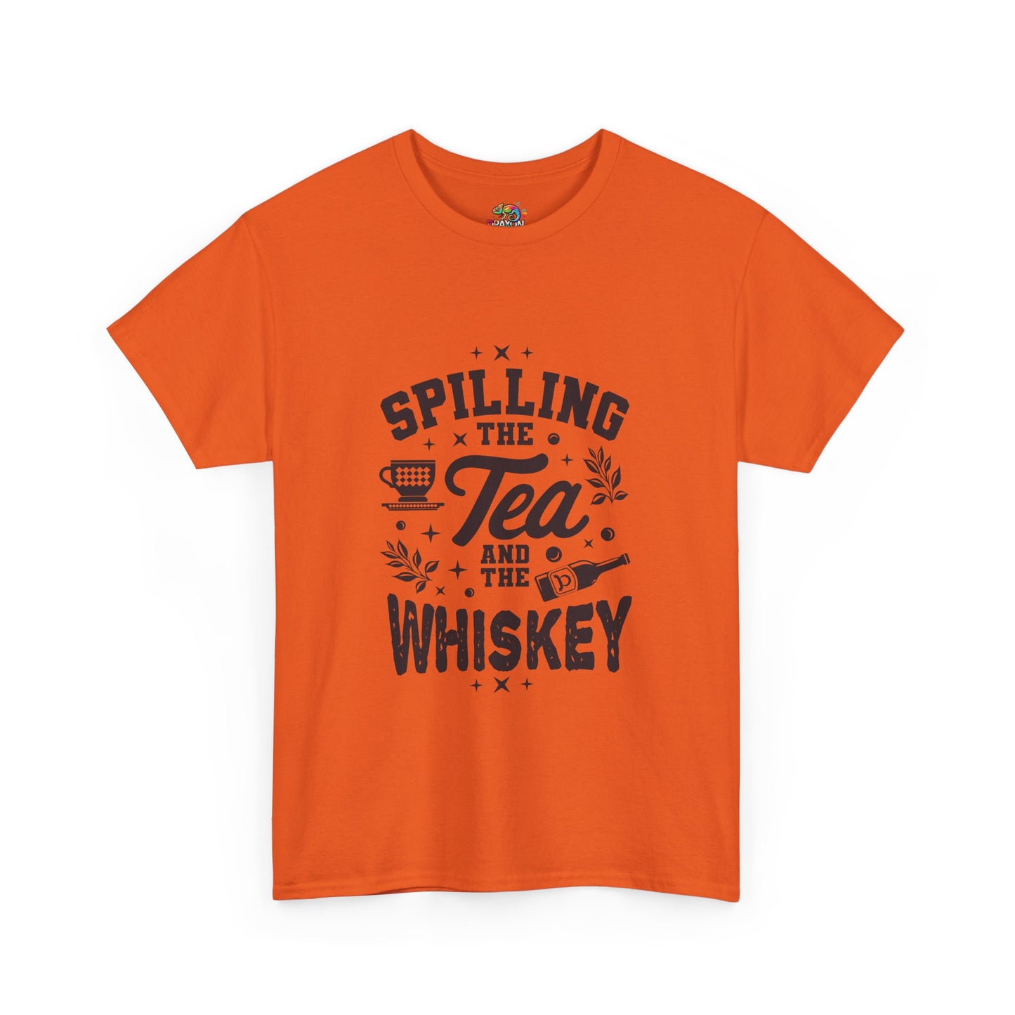 Unisex Heavy Cotton Tee (Spill Tea & Whiskey)