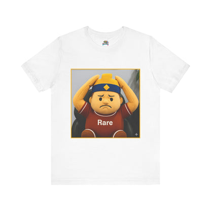Rare Tee - Casual Unisex Jersey Short Sleeve Shirt with Playful Design (CLASH)