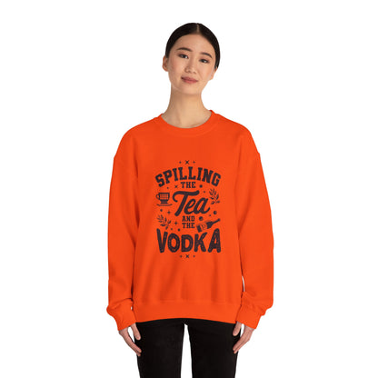 Unisex Heavy Blend™ Crewneck Sweatshirt (Spill Tea & Vodka)