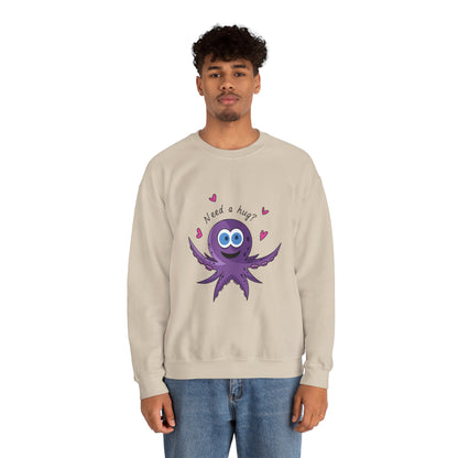 Unisex Heavy Blend™ Crewneck Sweatshirt (Octopus Hug)