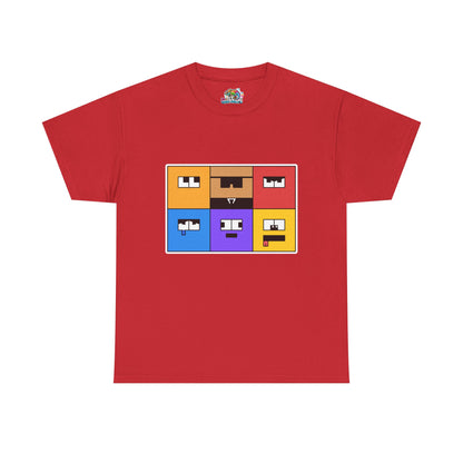 Unisex Heavy Cotton Tee (Emotion Blocks)