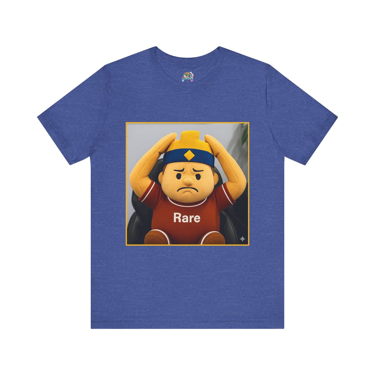 Rare Tee - Casual Unisex Jersey Short Sleeve Shirt with Playful Design (CLASH)