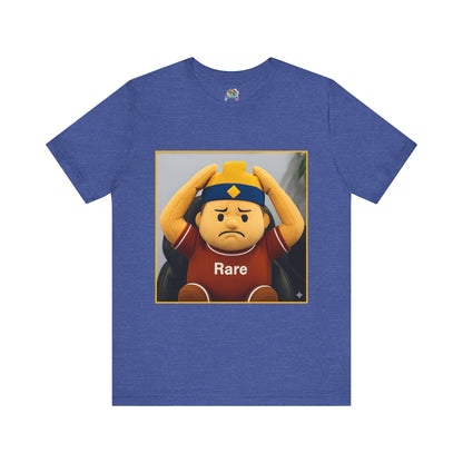 Rare Tee - Casual Unisex Jersey Short Sleeve Shirt with Playful Design (CLASH)