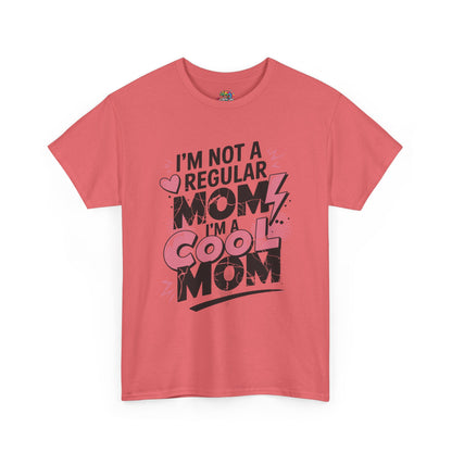 Unisex Heavy Cotton Tee (I'm Not a Regular Mom, I'm a Cool Mom)