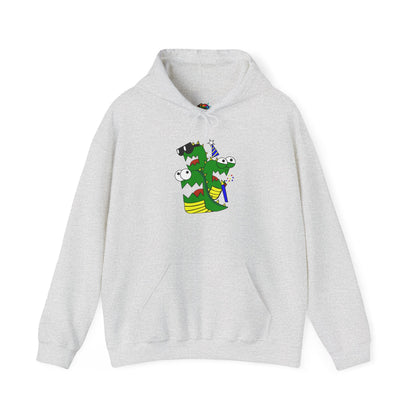 Unisex Heavy Blend™ Hooded Sweatshirt (Larry the Snake thing)