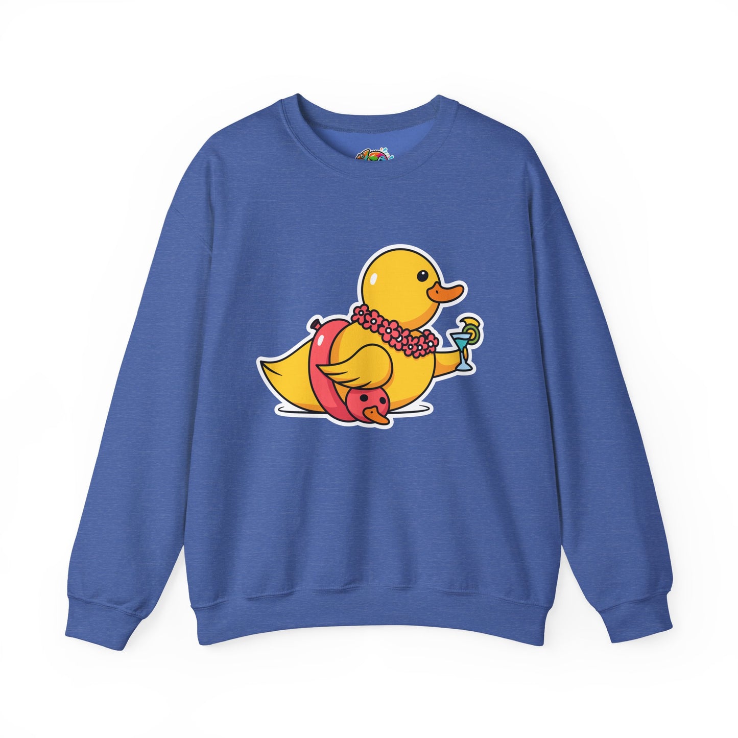 Unisex Heavy Blend™ Crewneck Sweatshirt (Tropical Duck)