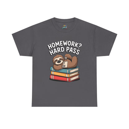 Unisex Heavy Cotton Tee (Homework? Hard Pass)