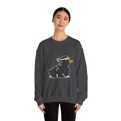 Unisex Heavy Blend™ Crewneck Sweatshirt (Ninja Duck)