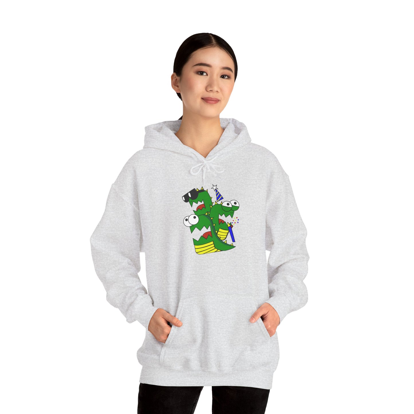 Unisex Heavy Blend™ Hooded Sweatshirt (Larry the Snake thing)