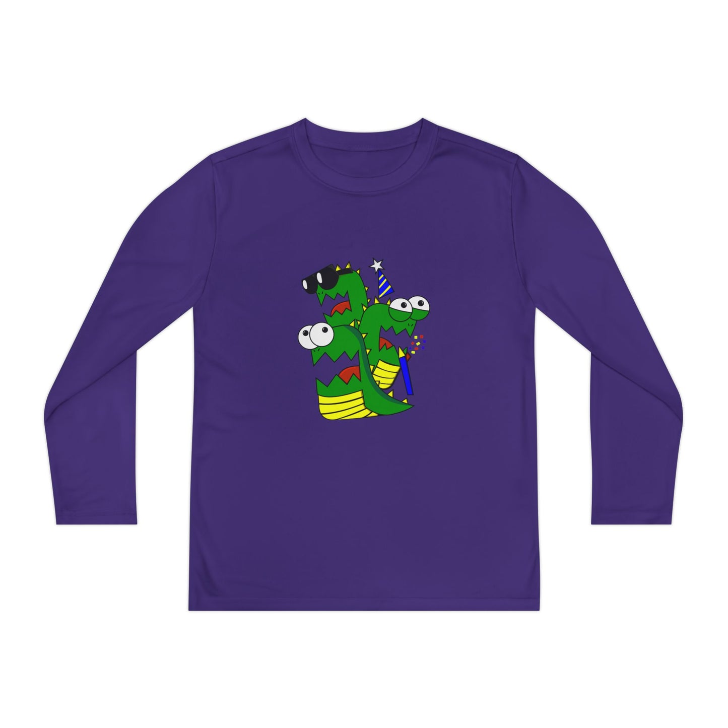 Youth Long Sleeve Competitor Tee (Larry the Snake thing)