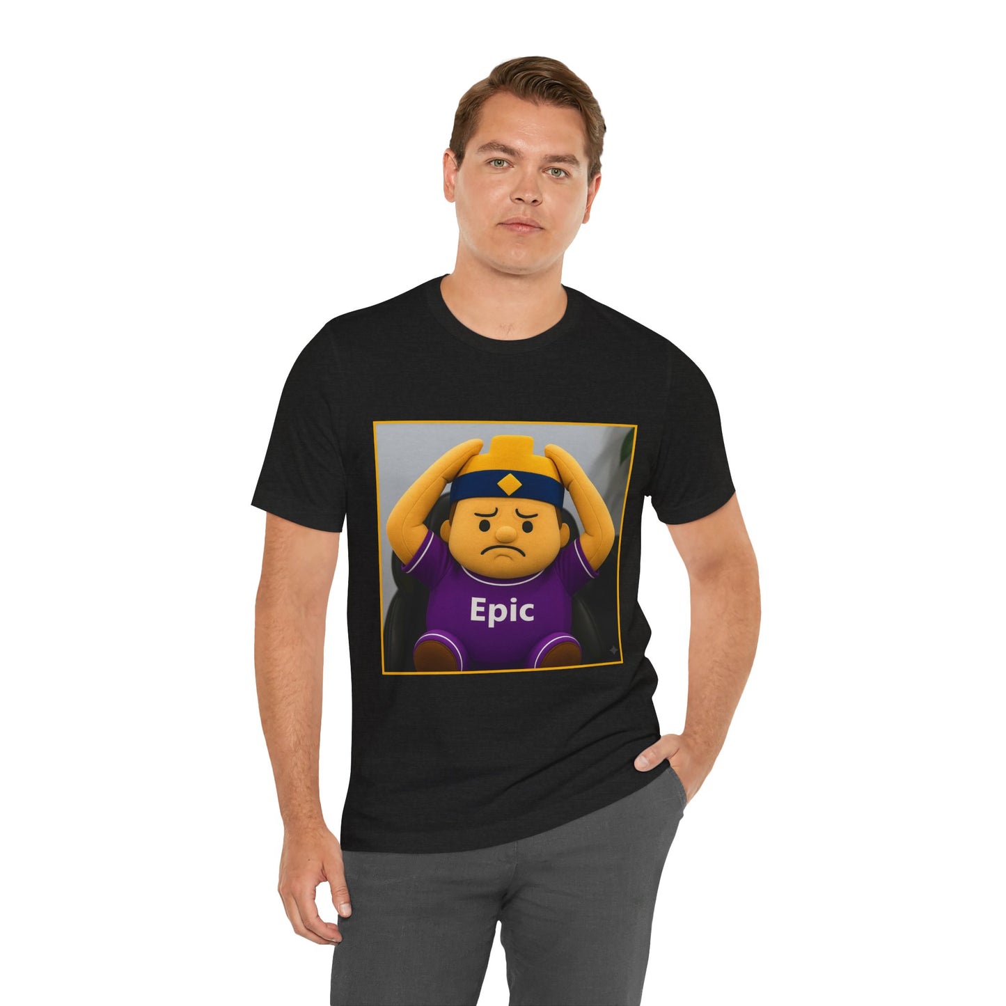 Epic Tee - Casual Unisex Jersey Short Sleeve Shirt with Playful Design (CLASH)
