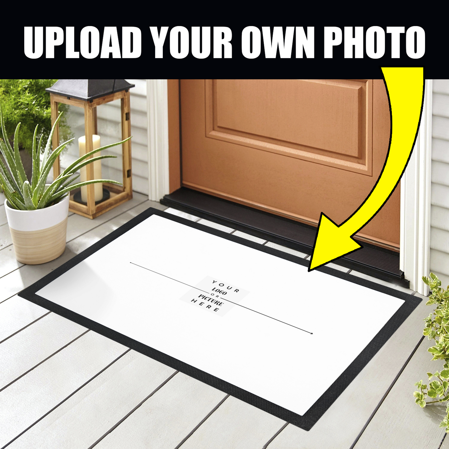 Doormat with Rubber Border 3 Sizes