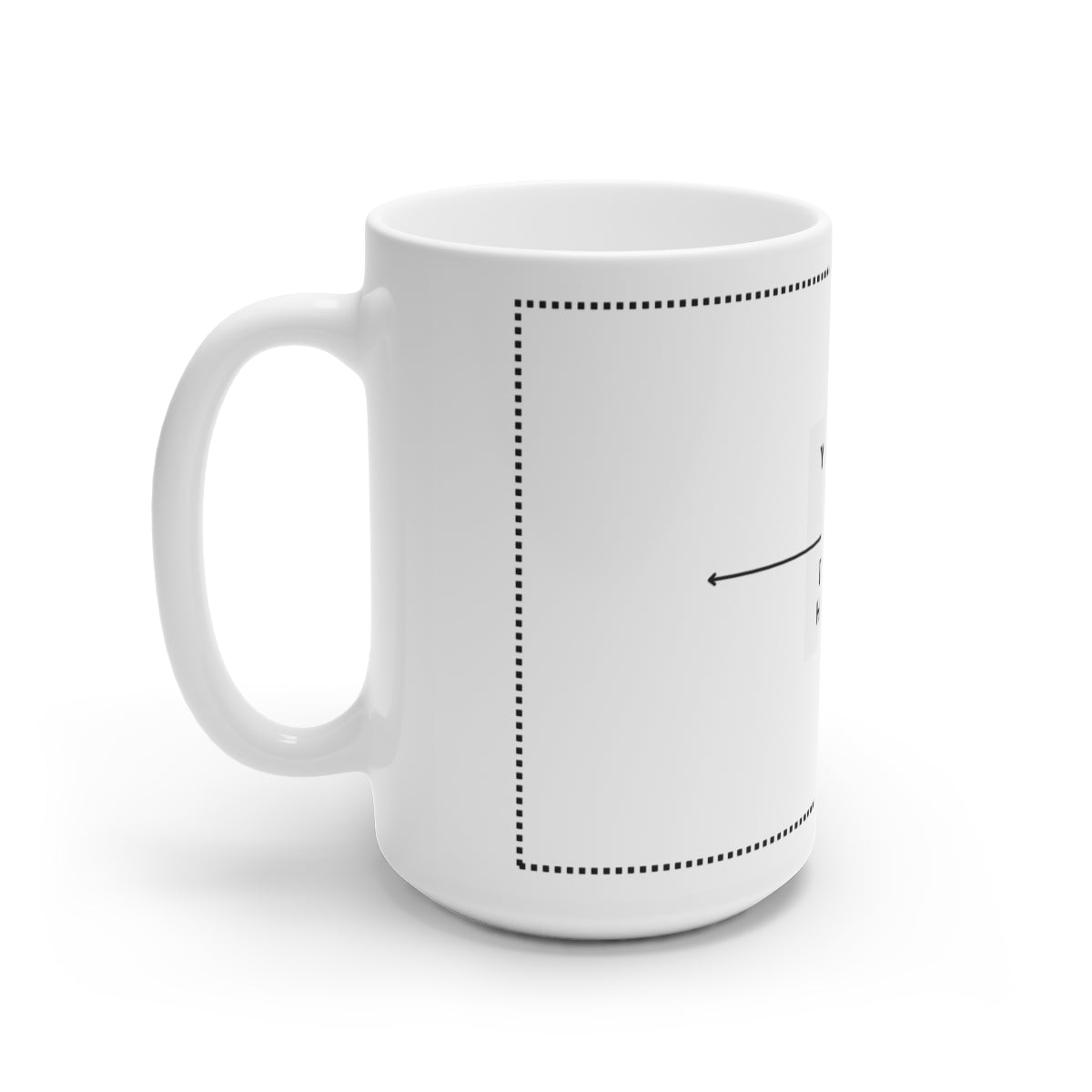 White Ceramic Mug, 11oz and 15oz