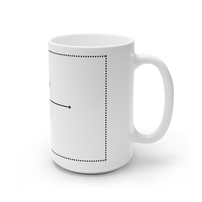 White Ceramic Mug, 11oz and 15oz