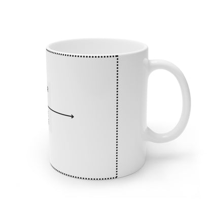 White Ceramic Mug, 11oz and 15oz