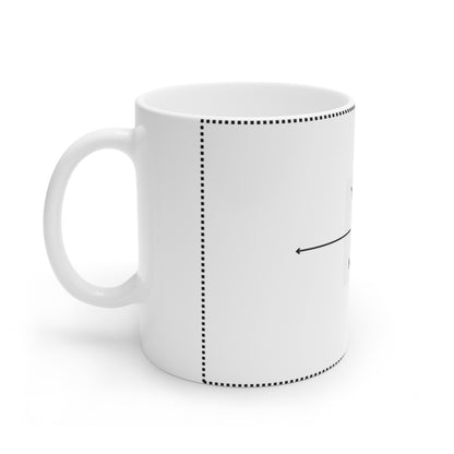 White Ceramic Mug, 11oz and 15oz